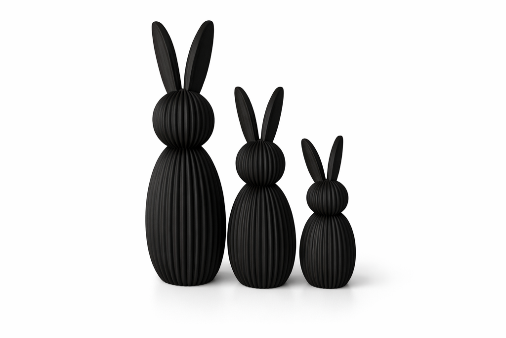 Minimalistisches Hasen-Set – 3D-Druck