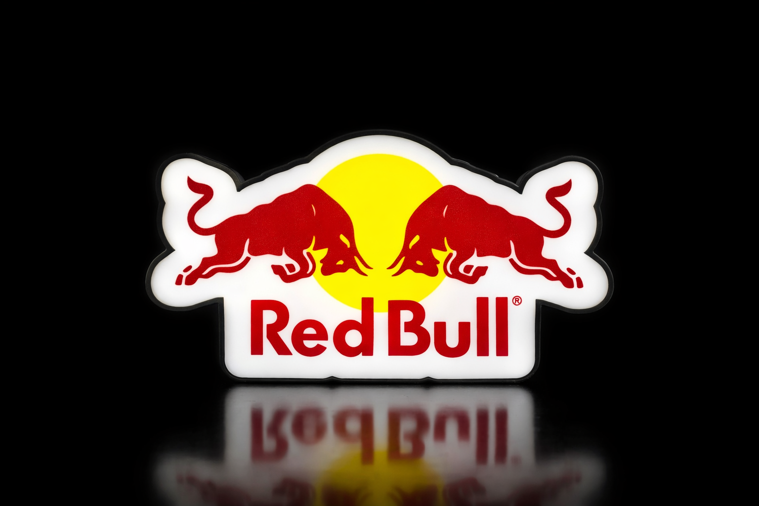 Red Bull LED Lightbox – Beleuchtetes Logo-Schild für Bar, Gaming & Deko